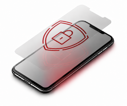 Szkło ochronne do smartfonów MyScreen Folia ochronna prywatyzująca [antiCRASH AntiSPY]